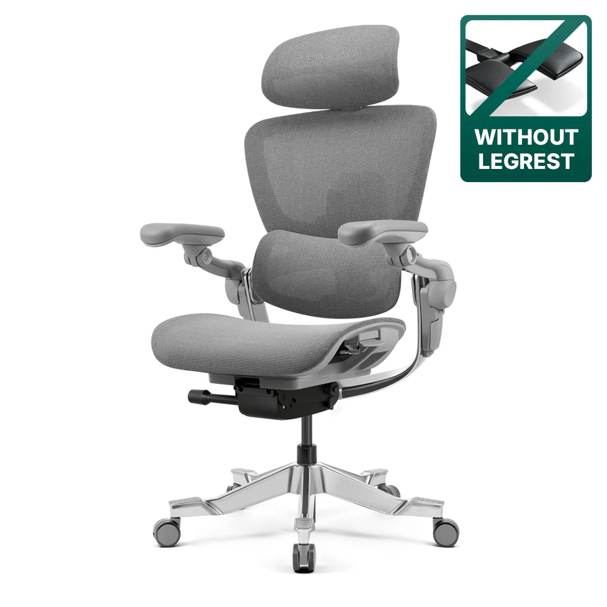 Gur Ergonomic Office Chair, Big and Tall Office Chair, Dynamic Lumbar Support, 3D Adjustable Headrest, 4D Adjustable Armrests, Swivel Computer Chair,
