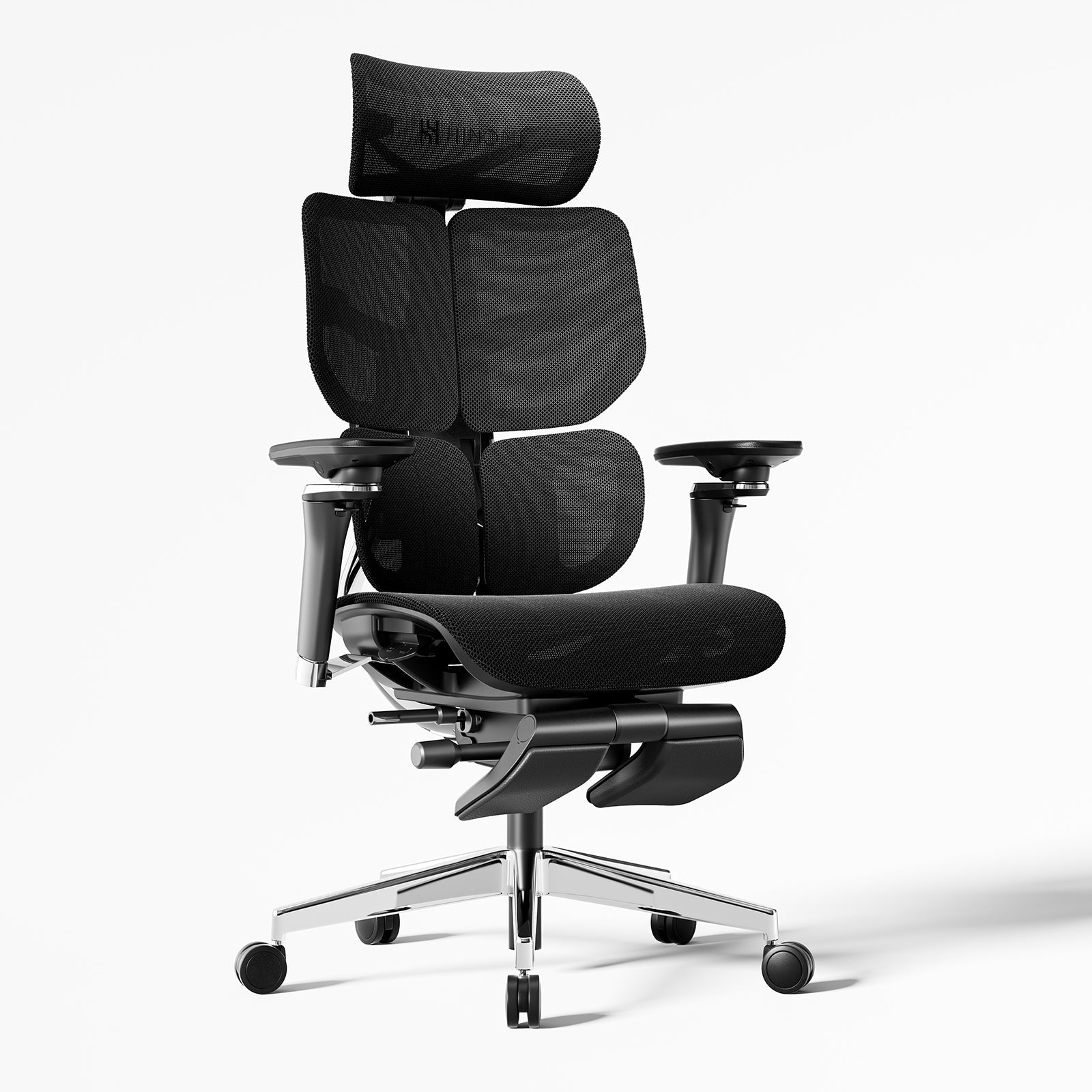 Spine Ergonomic Office Chair, Big and Tall Office Chair, Dynamic Lumbar Support, 3D Adjustable Headrest, 6D Adjustable Armrests, Swivel Computer Chair,