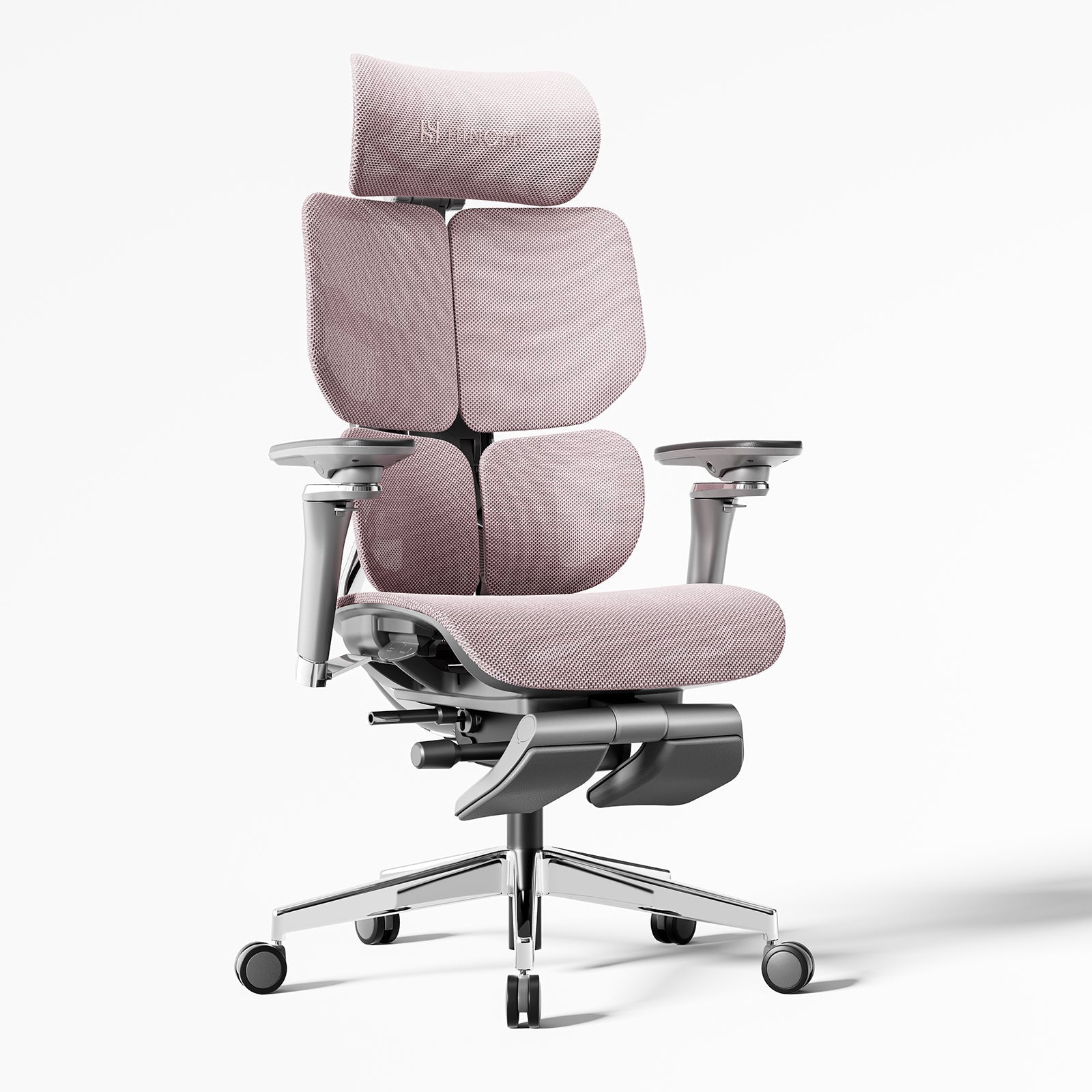 Spine Ergonomic Office Chair, Big and Tall Office Chair, Dynamic Lumbar Support, 3D Adjustable Headrest, 6D Adjustable Armrests, Swivel Computer Chair,
