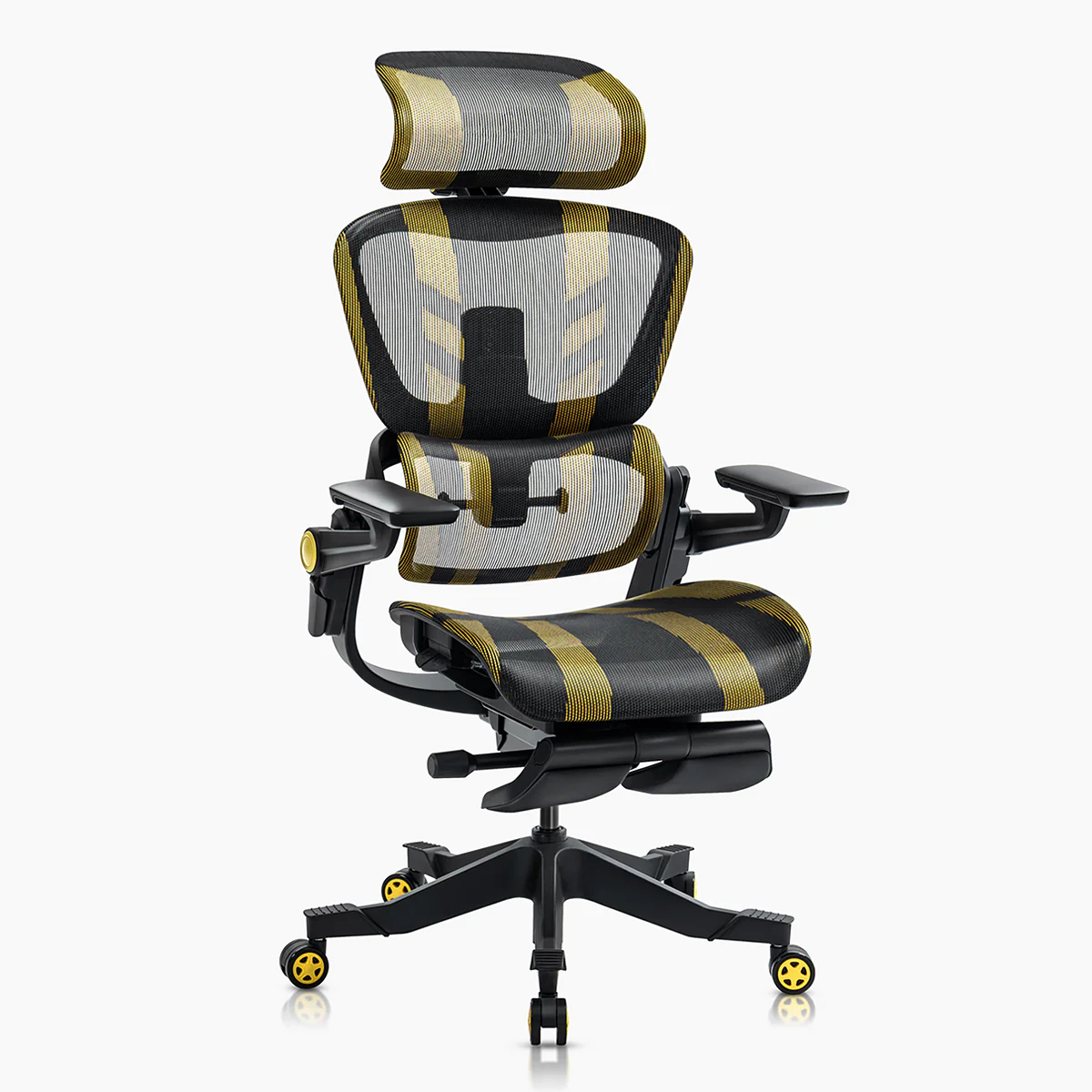Bub Ergonomic Office Chair, Big and Tall Office Chair, Dynamic Lumbar Support, 3D Adjustable Headrest, 4D Adjustable Armrests, Swivel Computer Chair,