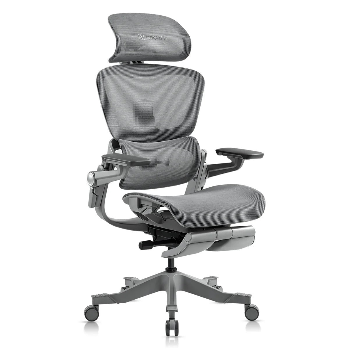 Bub Ergonomic Office Chair, Big and Tall Office Chair, Dynamic Lumbar Support, 3D Adjustable Headrest, 4D Adjustable Armrests, Swivel Computer Chair,