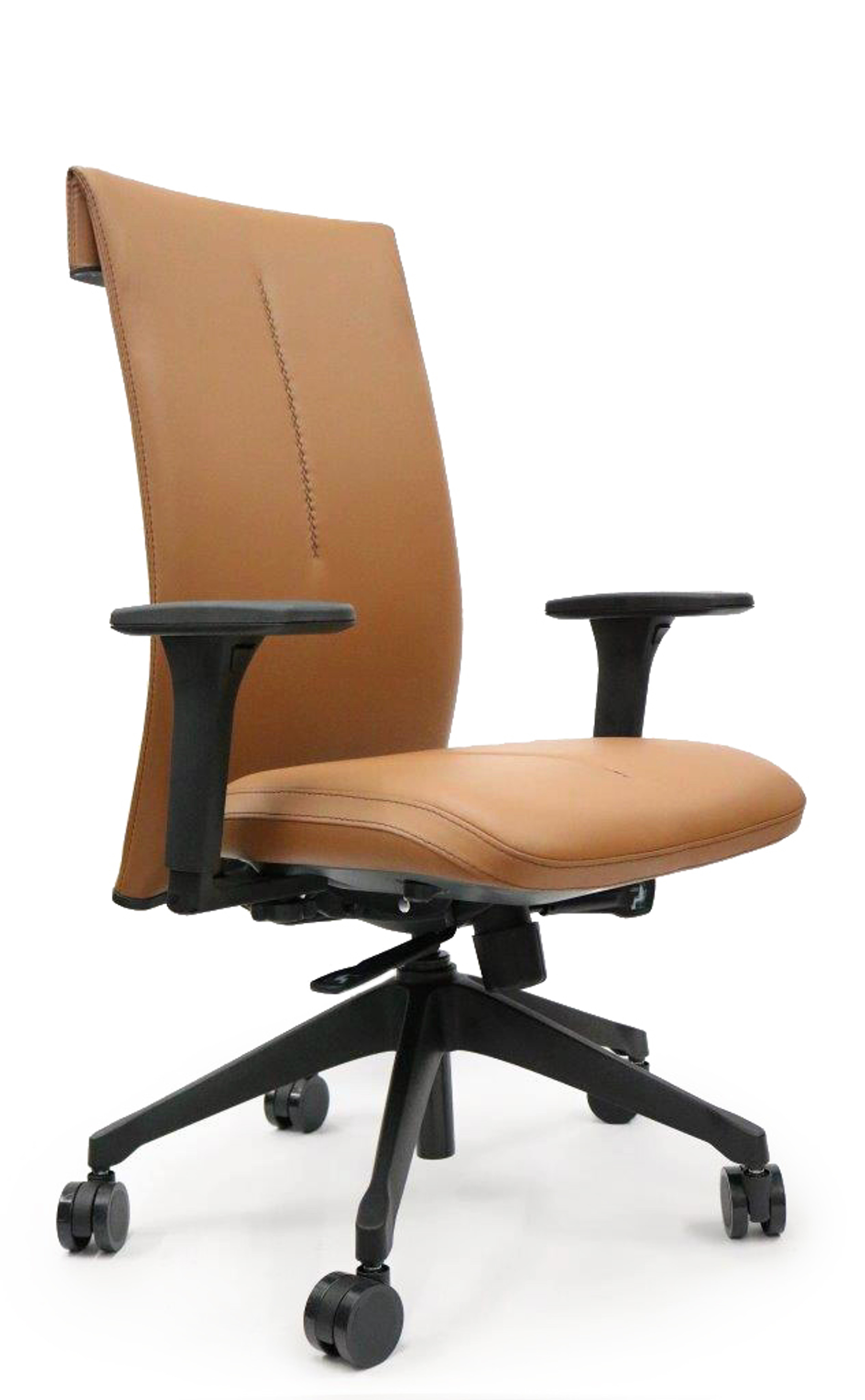 Leef Executive Office Chair in Cognac Leather