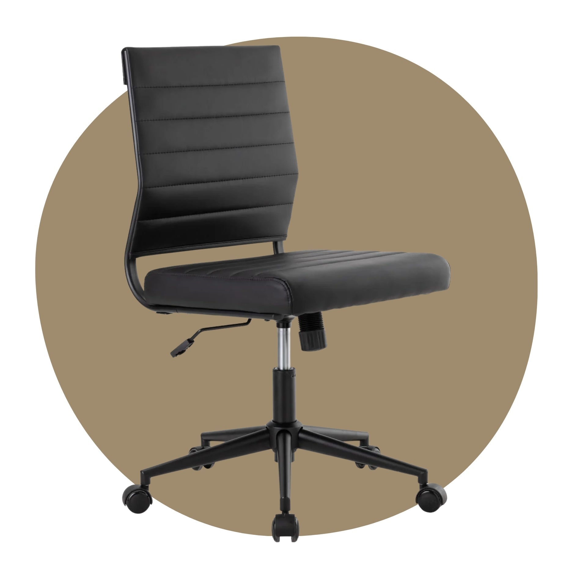 Armless Office Chair