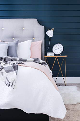 Metal Accent Table Triangle Base Round Mirror Top, Gold