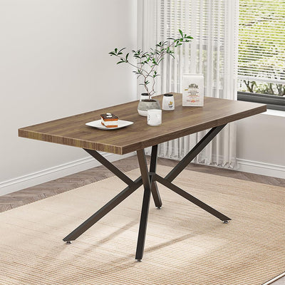 30 Inch Metal Table Base for Dining Room, Heavy Duty Table Legs for Glass, Marble, and Wood Tops, Furniture Legs for Home,Kitchen,Office (Black)