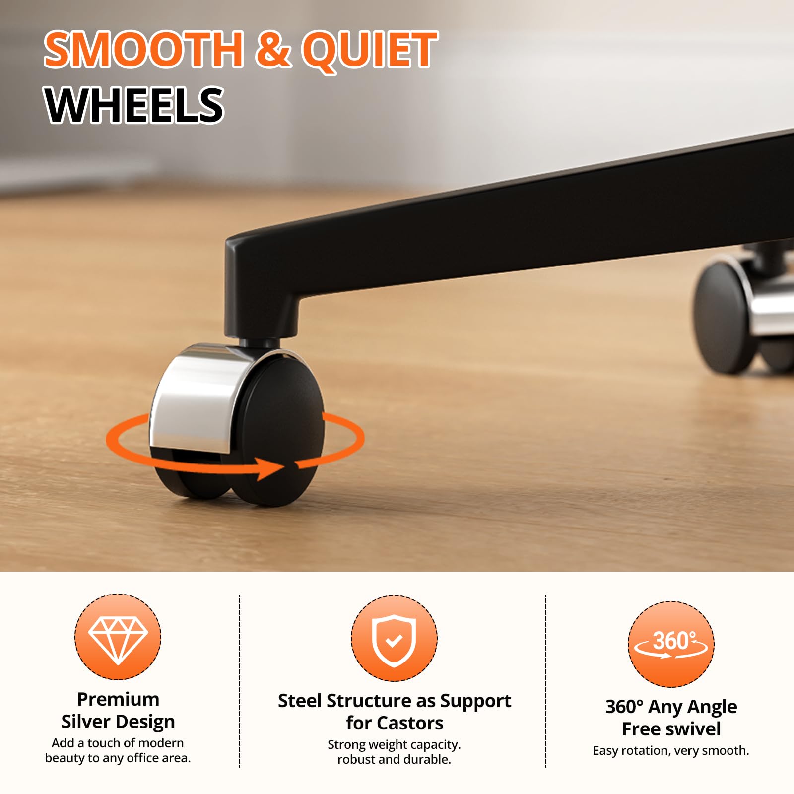 500 lbs Big and Tall Office Chair, Heavy Duty Mesh Desk Chairs with Comfort Spring-Supported Extra-Wide Seat Cushion, 3D Armrests, Ergonomic Breathable Computer Chair for Heavy People