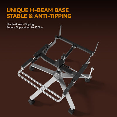 160° Reclining Office Chair with Footrest, 10