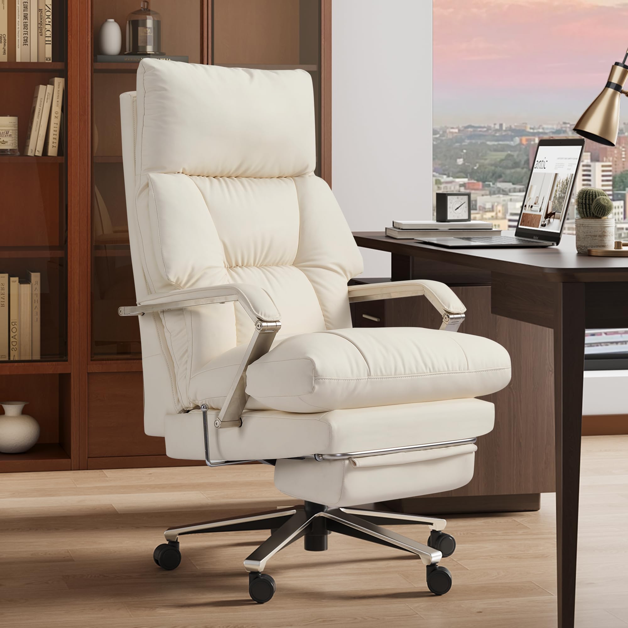 160° Reclining Office Chair with Footrest, 10
