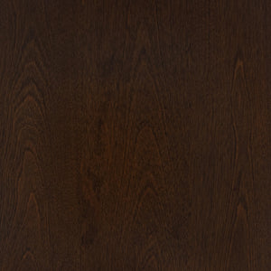 Round Accent Table with Metal Base - Brown