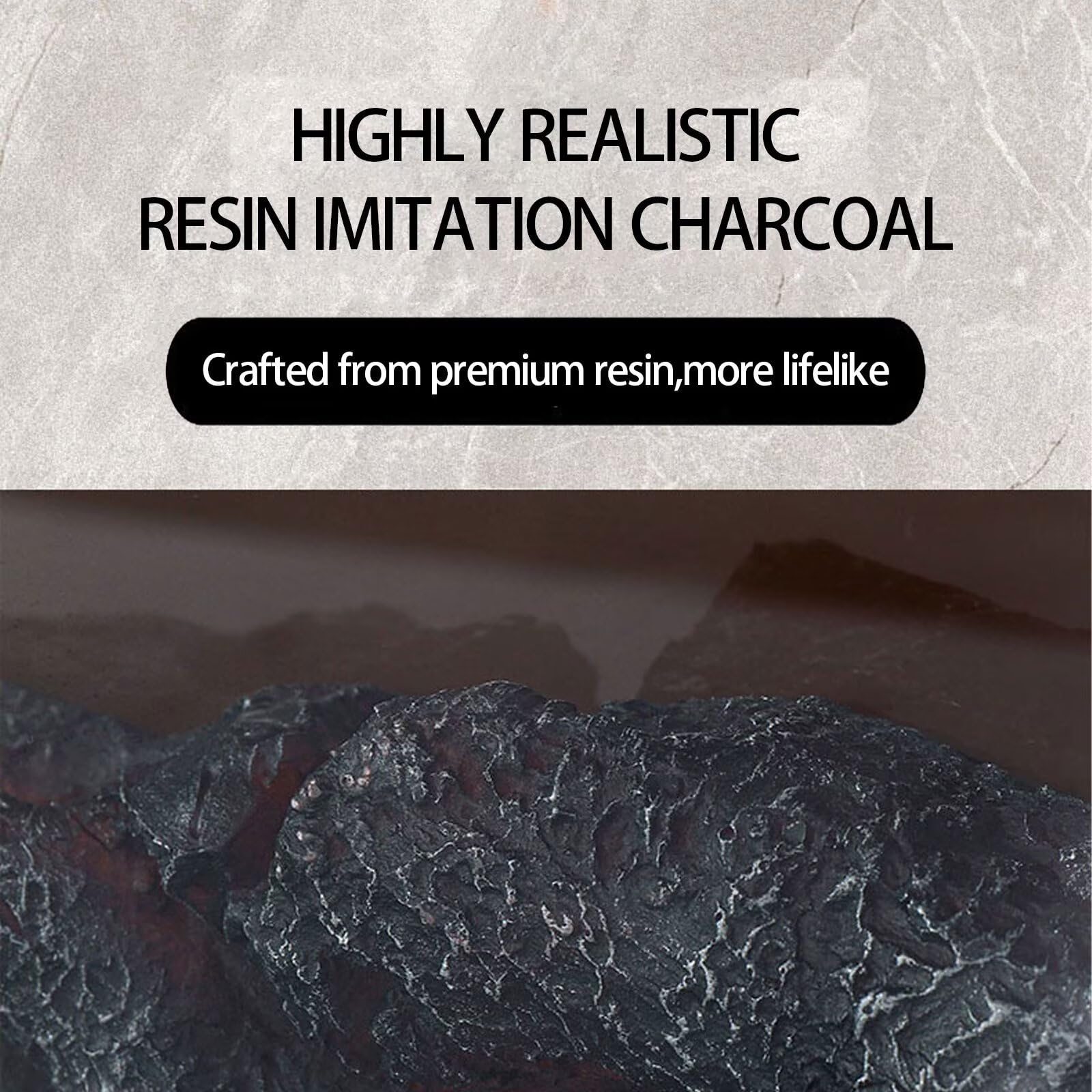 Electric Fireplace - Indoor Electric Fireplace with Mantel Includes White Modern Style, Freestanding TV Stand with Decorative Faux Flame & Curved Corner for Living Room