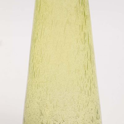 Modern Decorative Round Drink Table with Glass Base and Top with Gold Metal Accent, Martini, Gold Pedestal Table, Tall Side Table, Small Space end Table, for Living Room & Bedroom, Green,Assembled