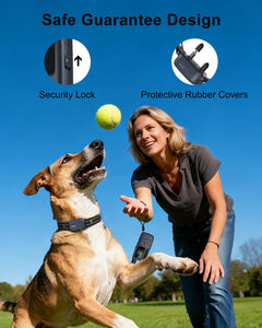 Dog Shock Collar - 4500FT Dog Training Collar with Remote, IPX8 Waterproof Electric Dog Collar with 4 Training Modes, Rechargeable eCollar for 10-120lbs Small Medium Large Dogs(NBU)