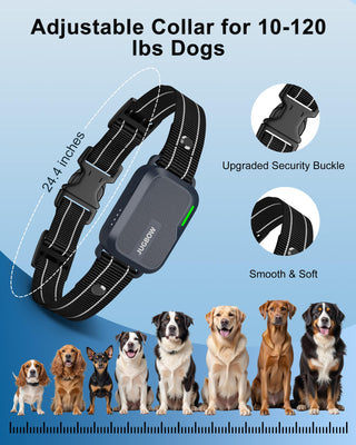 Dog Shock Collar - 4500FT Dog Training Collar with Remote, IPX8 Waterproof Electric Dog Collar with 4 Training Modes, Rechargeable eCollar for 10-120lbs Small Medium Large Dogs(NBU)