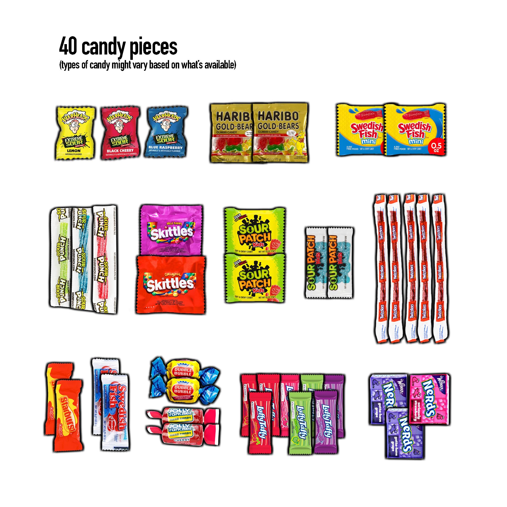 110ct Snack Box Snacks Variety Pack for Adults - Gift Basket - Easter - College Back to School